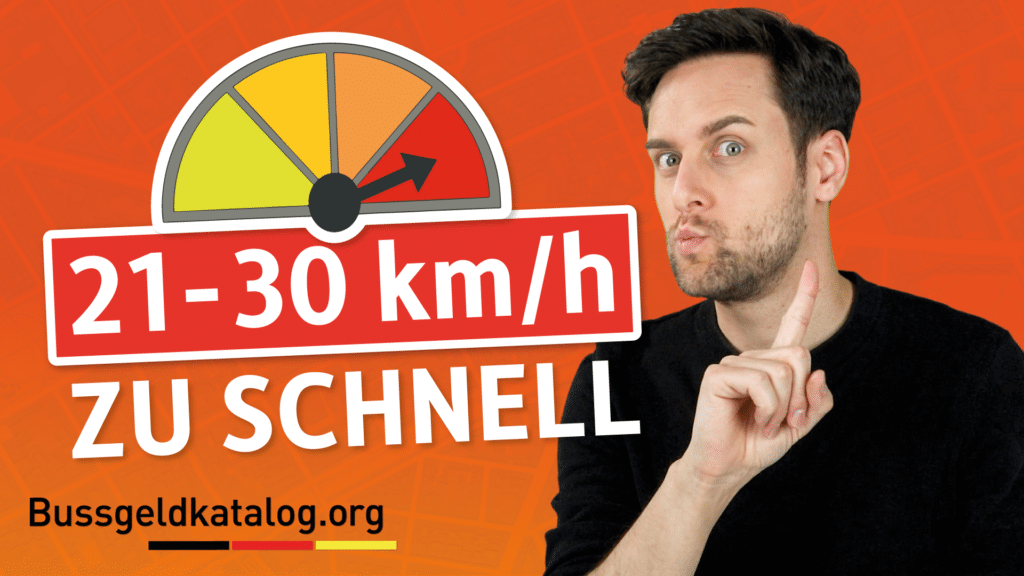 21 km/h zu schnell? Damit müssen Sie rechnen!