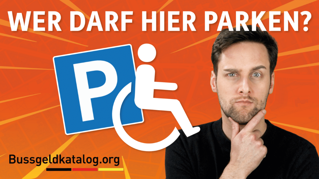 Dieses Video erklärt, wer auf dem Behindertenparkplatz parken darf