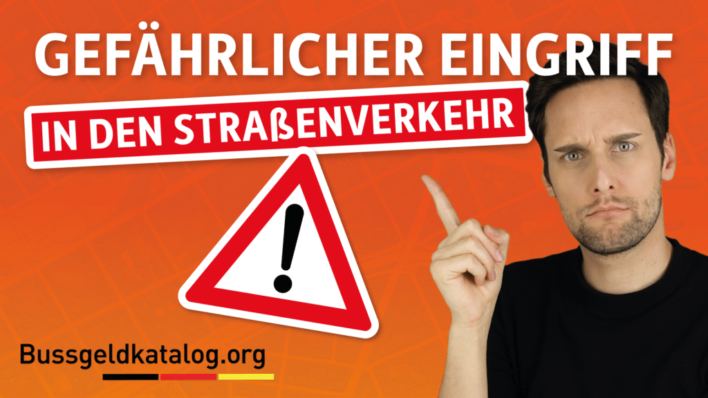 Wann ein gefährlicher Eingriff in den Straßenverkehr vorliegt und mehr, erfahren Sie in diesem Video.