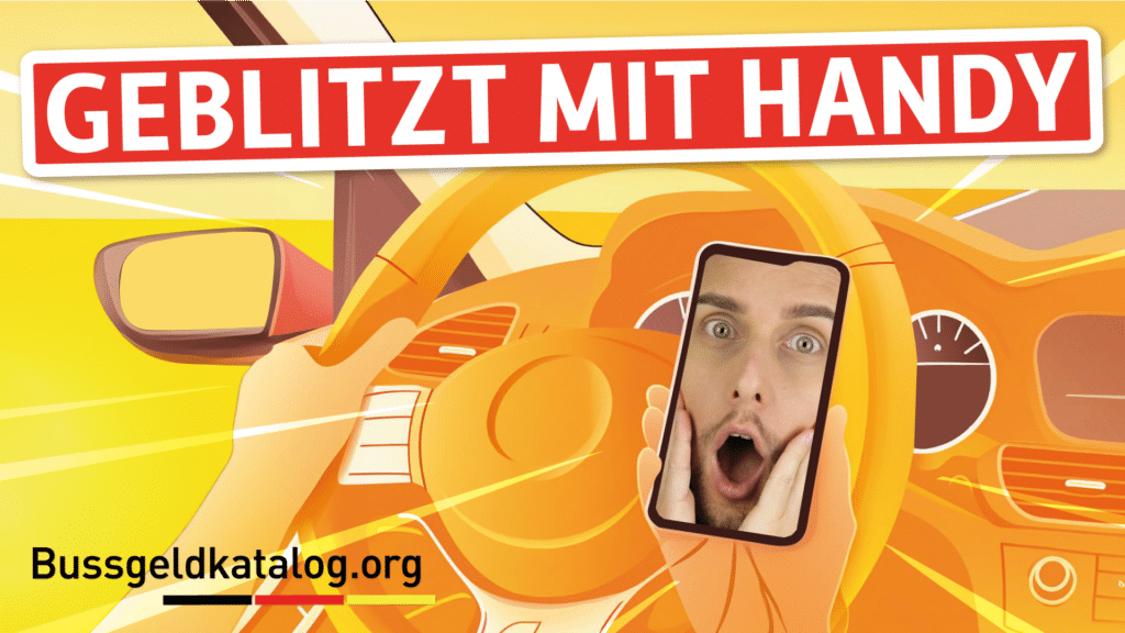 Während der Fahrt mit dem Handy geblitzt: Die Sanktionen im Video erklärt.